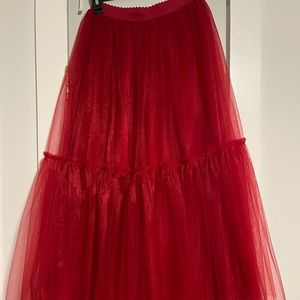 Tulle skirt
